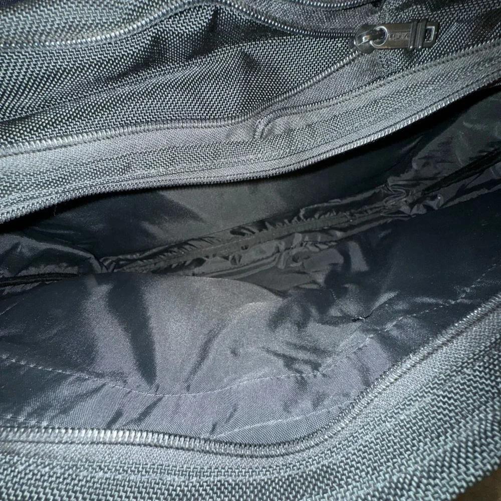 TUMI BLACK BALLISTIC NYLON EXPANDABLE BRIEFCASE LAPTOP BAG